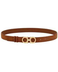Ferragamo - Adjustable Gancini Belt - Lyst
