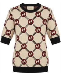 Gucci - Reversible Interlocking G Jumper - Lyst