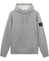 Stone Island - Sweatshirt With Drawstring Hood And Pockets - Lyst
