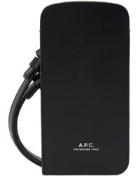 A.P.C. - Leather Phone Bag - Lyst