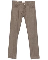 Jacob Cohen - Virgin Wool Straight-Leg Trousers - Lyst