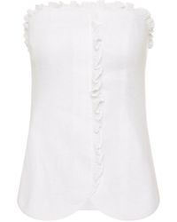 Posse - Florence Strapless Top - Lyst