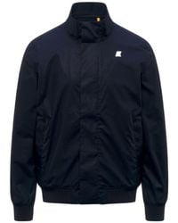 K-Way - Stand-Collar Zip Jacket - Lyst