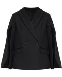 AllSaints - Luna Cape Blazer - Lyst