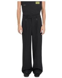 MM6 by Maison Margiela - Pleated Tailored Pants - Lyst