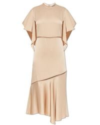 Fabiana Filippi - Cut-Out Ruffle Midi Dress - Lyst