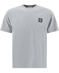 Stone Island - Compass Patch Crewneck T-Shirt - Lyst