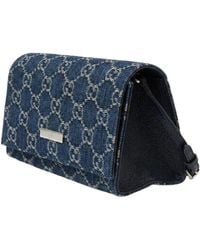 Gucci - Small Pouch With Strap And Plaque - Lyst