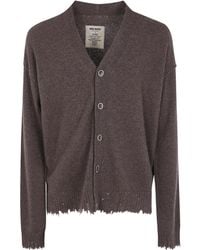 Uma Wang - Long-Sleeved Knitted Cardigan - Lyst