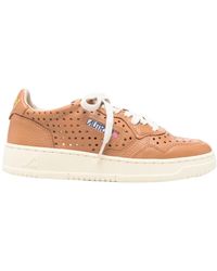 Autry - Medalist Perforated-Design Sneakers - Lyst