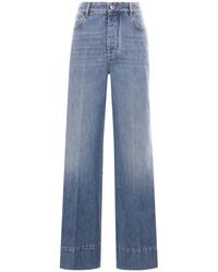 Bottega Veneta - Wide Leg Denim Jeans - Lyst