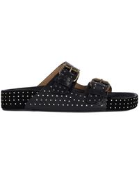 Isabel Marant - Embellished Slip-On Sandals - Lyst
