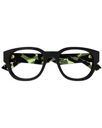 Gucci - Eyewear Panthos Frame Glasses - Lyst
