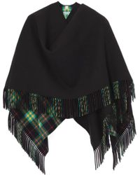 Burberry - Wool Blanket Cape - Lyst