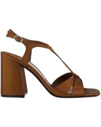 Jimmy Choo - Square-Toe High-Heeled Sandals - Lyst