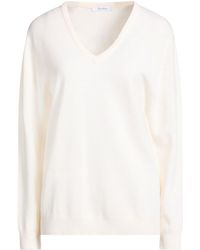 Max Mara - Solid-Color Wool Knit Sweater - Lyst