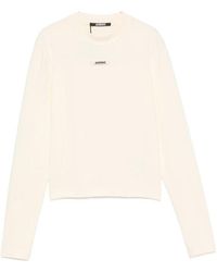 Jacquemus - Logo-Patch Long-Sleeve T-Shirt - Lyst