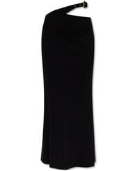 Versace Jeans Couture - Couture Asymmetric Belted Skirt - Lyst