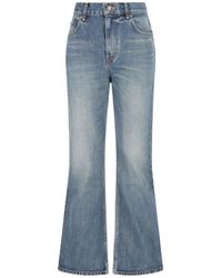 Celine - Waistband Denim Trousers - Lyst