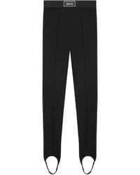 Versace - 90S Vintage Logo High-Waist Leggings - Lyst