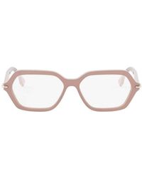Fendi - Eyewear Selleria Geometric Frame Glasses - Lyst