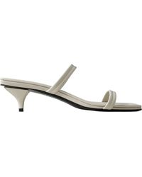 St. Agni - Leather High-Heeled Sandals - Lyst