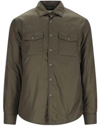 Aspesi - Long Sleeve Shirt Jacket - Lyst