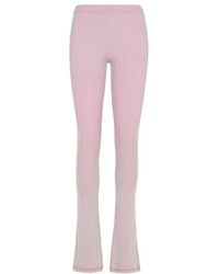 Gcds - Ribbed Knit Trousers - Lyst