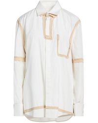 Maison Margiela - Solid Color Long Sleeve Shirt - Lyst