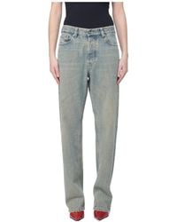 DIESEL - Faded-Effect Straight-Leg Jeans - Lyst