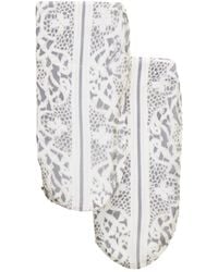 Dilara Findikoglu - Lace-Effect Mesh Tights - Lyst