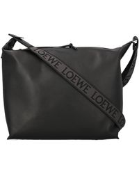 Loewe - Cubi Jacquard Strap Crossbody Bag - Lyst