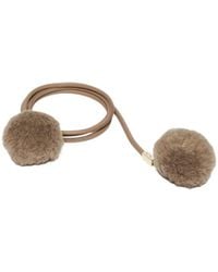 Max Mara - Pom Pom Tubular Belt - Lyst