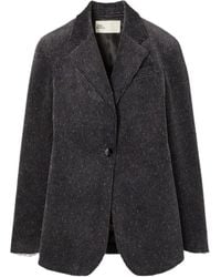 Tory Burch - Notched-Lapels Corduroy Blazer - Lyst