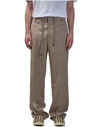 Moncler - Gabardine Tailored Trousers - Lyst
