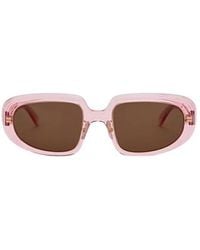 Loewe - Mini Anagram Steps Rectangular Sunglasses - Lyst