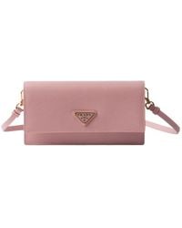 Prada - Saffiano Leather Mini Bag - Lyst