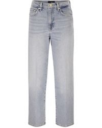 7 For All Mankind - Stovepipe Straight Ankle Jeans - Lyst