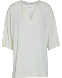 Max Mara - Solid Color Short-Sleeved T-Shirt - Lyst