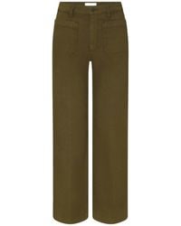 FRAME - High-Waisted Flared Jeans - Lyst