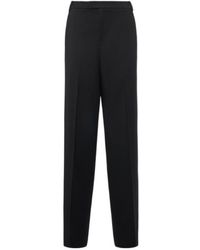 Blumarine - Pleated Wide-Leg Casual Pants - Lyst
