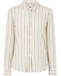 Nili Lotan - Gaia Striped Silk Shirt - Lyst