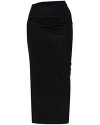 Entire studios - Draped Midi Skirt - Lyst