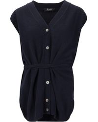 Lela Rose - Sleeveless Cardigan - Lyst