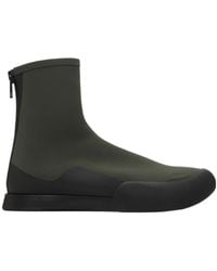 The Row - Back Zipper Ankle Boots - Lyst