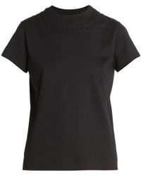 Givenchy - Embossed Chain Collar Slim-Fit T-Shirt - Lyst