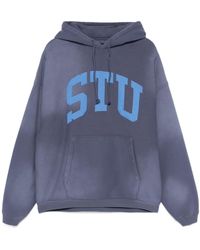 Stussy - Stüssy Stu Relaxed Drawstring Hoodie - Lyst