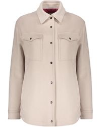 Herno - Button-Front Shirt Jacket - Lyst