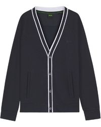 BOSS - Sardigan Relaxed Fit Cardigan - Lyst