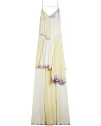 Sportmax - Max Mara Lace Detail Strapped Layered Dress - Lyst